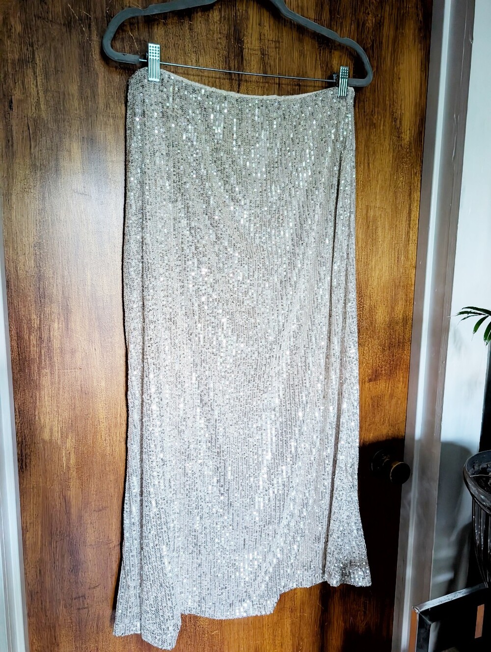 Sequin Maxi Skirt in Champagne - Old Navy NWT